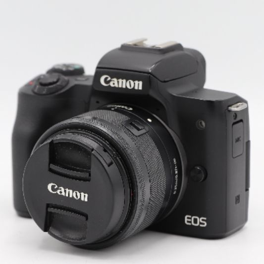 دوربین دست دوم بدون آینه کانن Canon EOS M50 kit 15-45mm black (7000 شات)