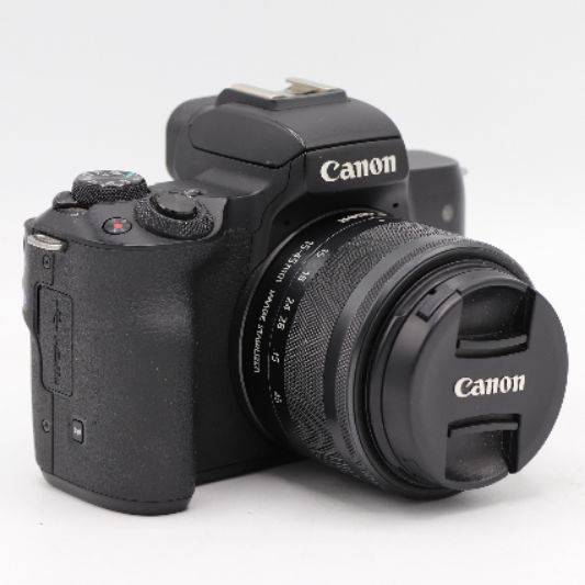 دوربین دست دوم بدون آینه کانن Canon EOS M50 kit 15-45mm black (7000 شات)