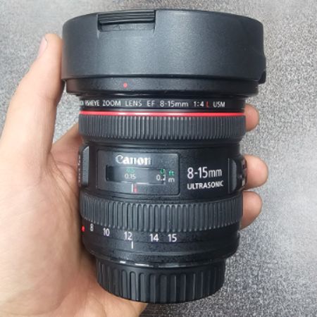 لنز دست دوم کانن Canon EF 8-15mm f/4L Fisheye USM (جعبه دارد)