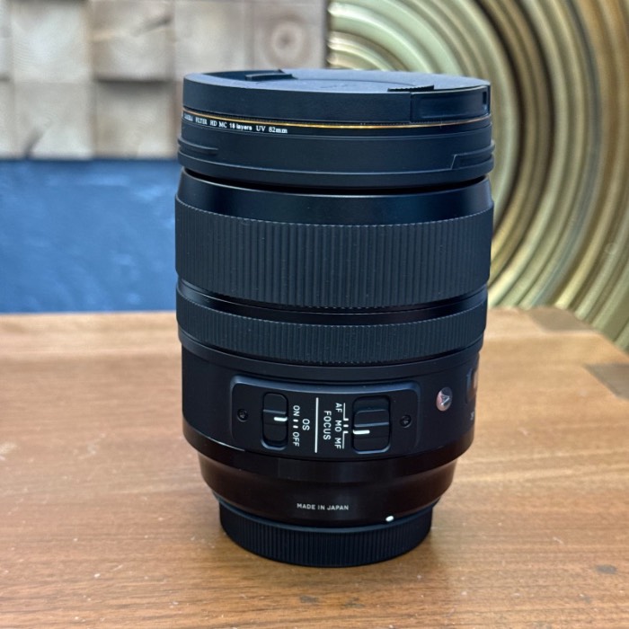 لنز دست دوم سیگما Sigma 24-70mm f/2.8 DG OS HSM Art for Canon (جعبه دارد)