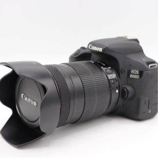 دوربین عکاسی دست دوم فول پکیج کانن Canon eos 800D kit 18-135 is (25000 شات)