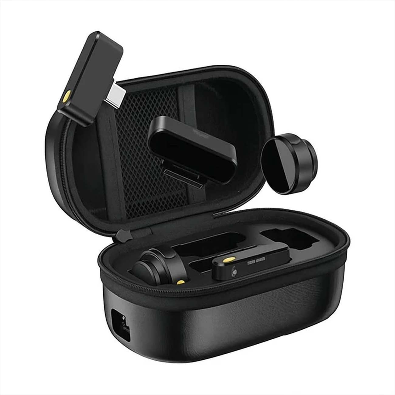 نمای جانبی میکروفون بی‌سیم گرین‌لاین Green Lion GM-85X 3 In 1 Wireless Microphone