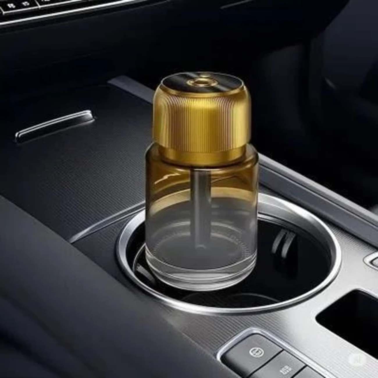 نمای کاربردی خوشبوکننده هوشمند خودرو Smart Car Golden Air Freshener with Galaxy Light