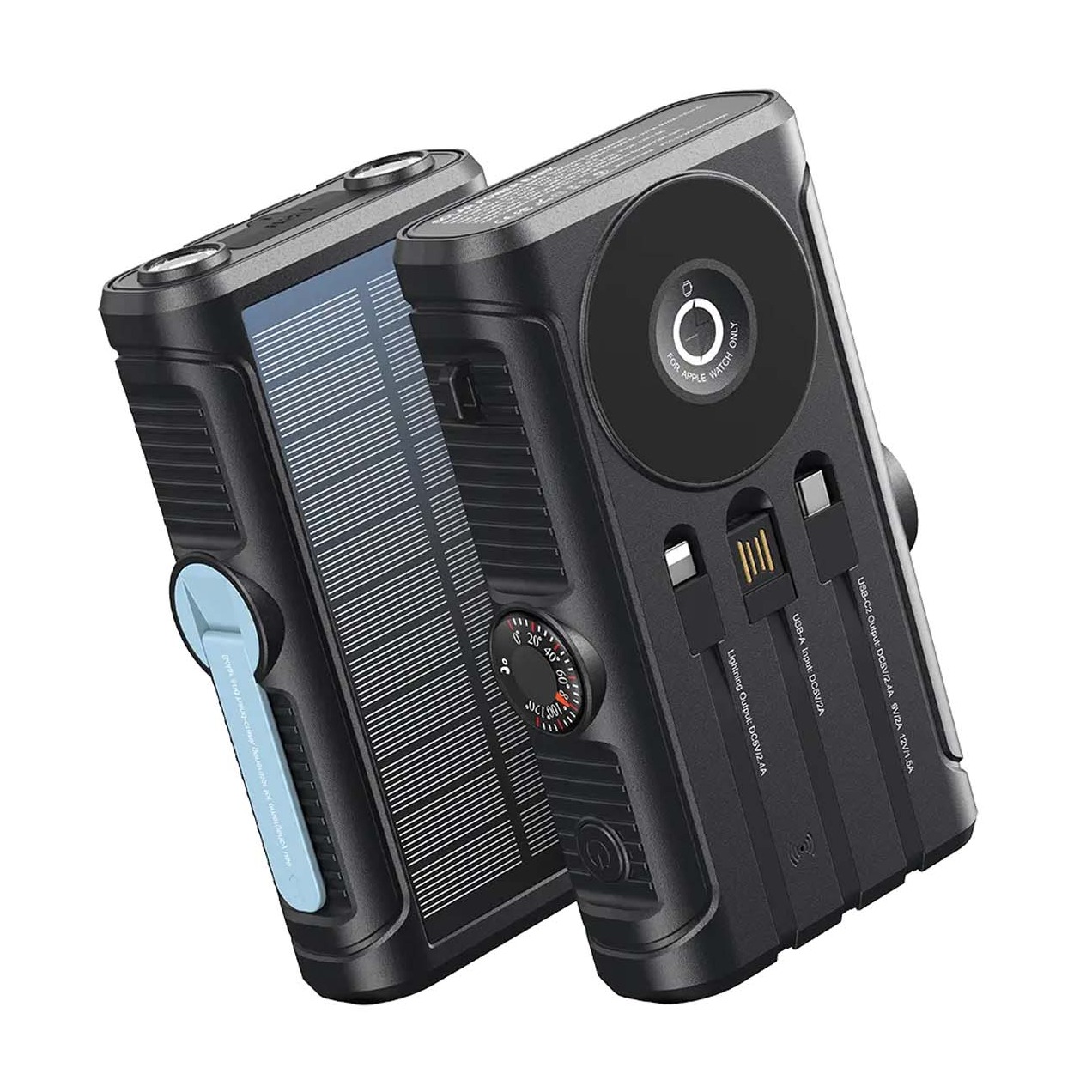پاوربانک خورشیدی پاورولوژی Powerology 20000mAh Helio Lux MagSafe Solar Power Bank
