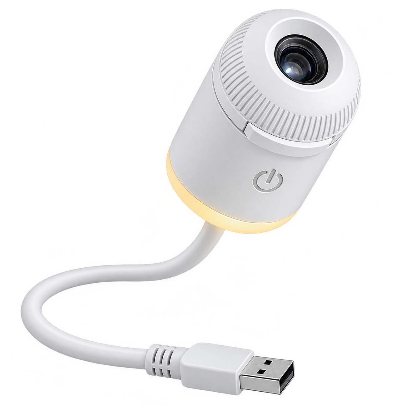 مینی چراغ کهکشانی Starry Sky USB 12 Disc Galaxy Projector Night Light