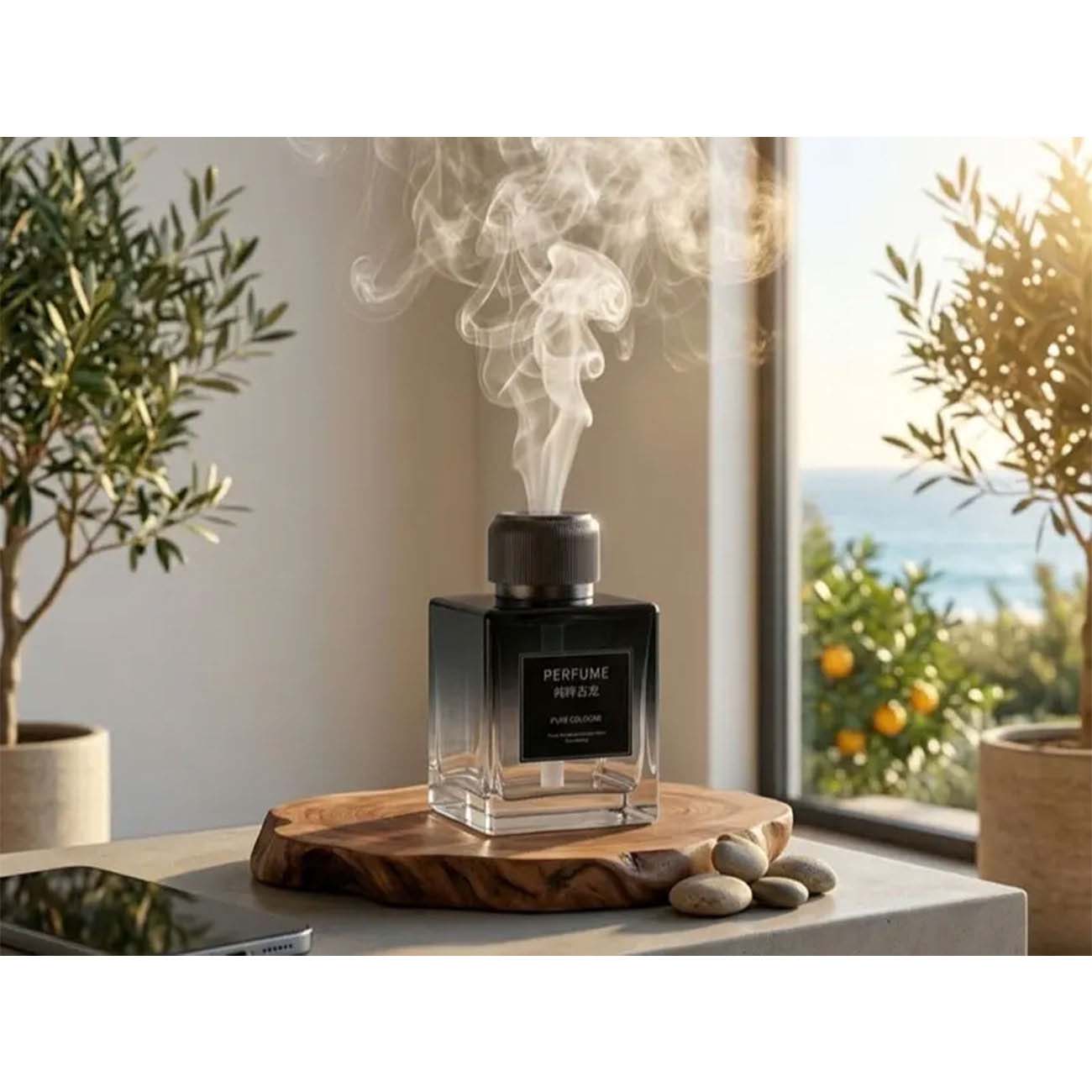 نمای کاربردی خوشبوکننده هوشمند Lyxun 500ml Smart Aroma Diffuser