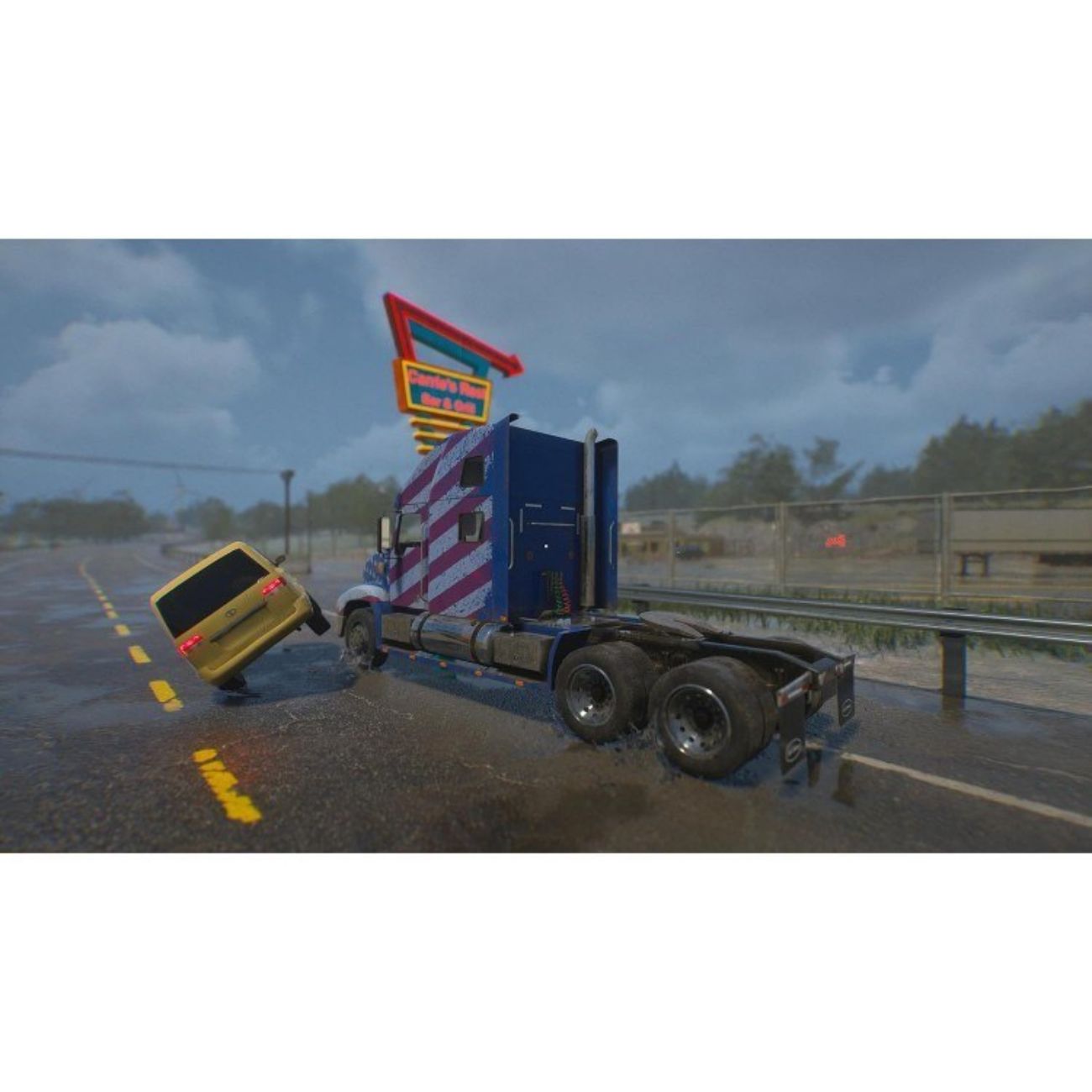 نمای تصادف ماشین بازی پلی استیشن Truck Driver The American Dream Ps5 Game