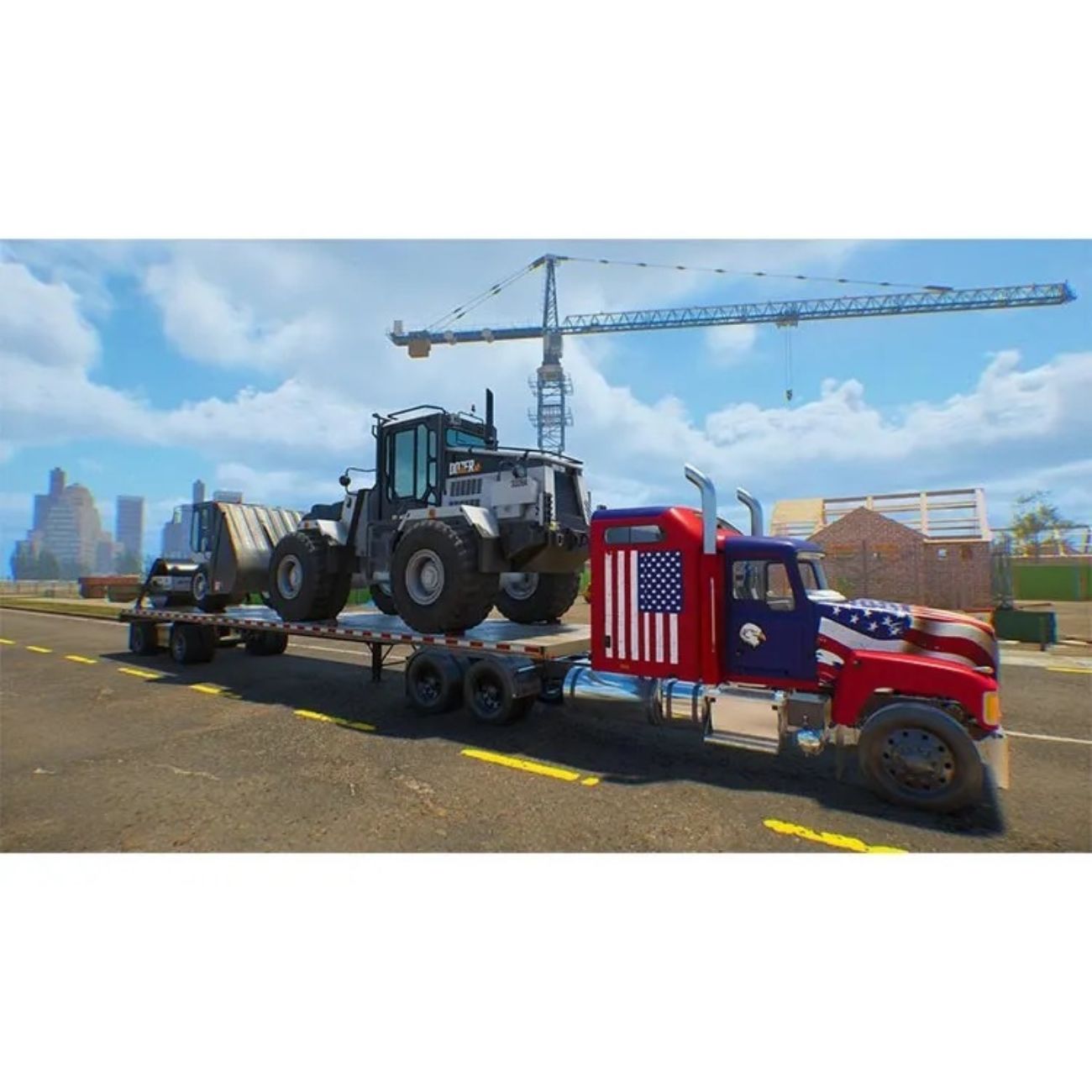 نمای چرثقیل بازی پلی استیشن Truck Driver The American Dream Ps5 Game