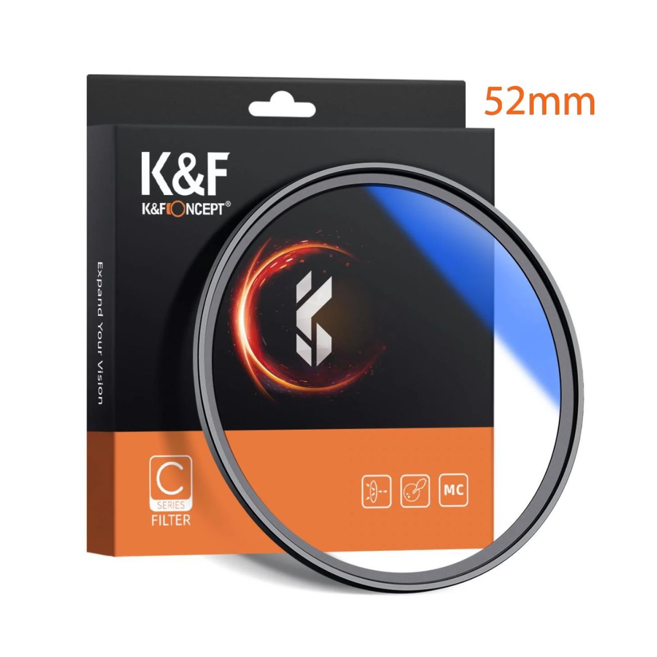 فیلتر لنز کی اند اف  K&F Concept 01.1422 52mm Slim UV Filter Lens