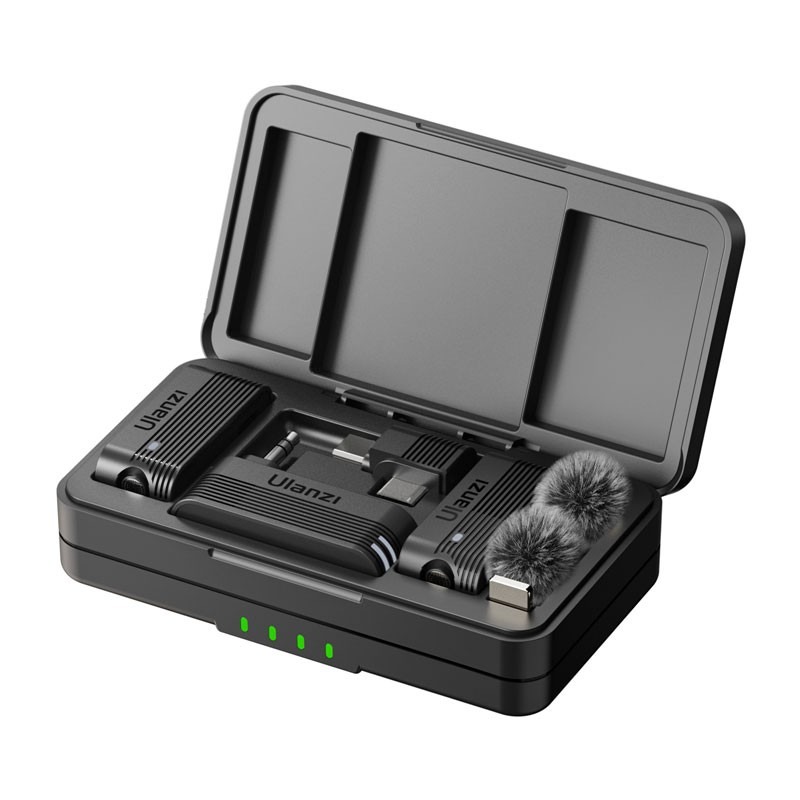 میکروفن های بی سیم بلاگری یولانزی Ulanzi A100 Wireless Lavalier Microphone
