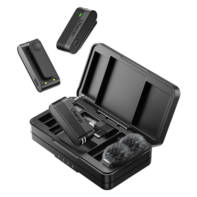 میکروفن های بی سیم بلاگری یولانزی Ulanzi A100 Wireless Lavalier Microphone