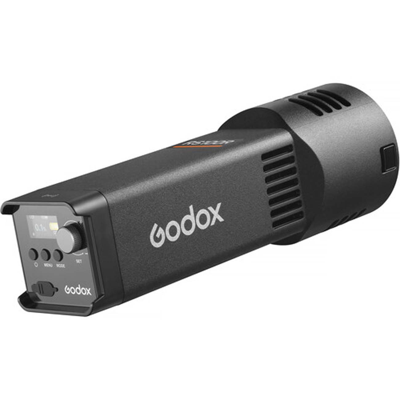 نمای جانبی از نور ثابت گودکس Godox RS100R RGB LED Light