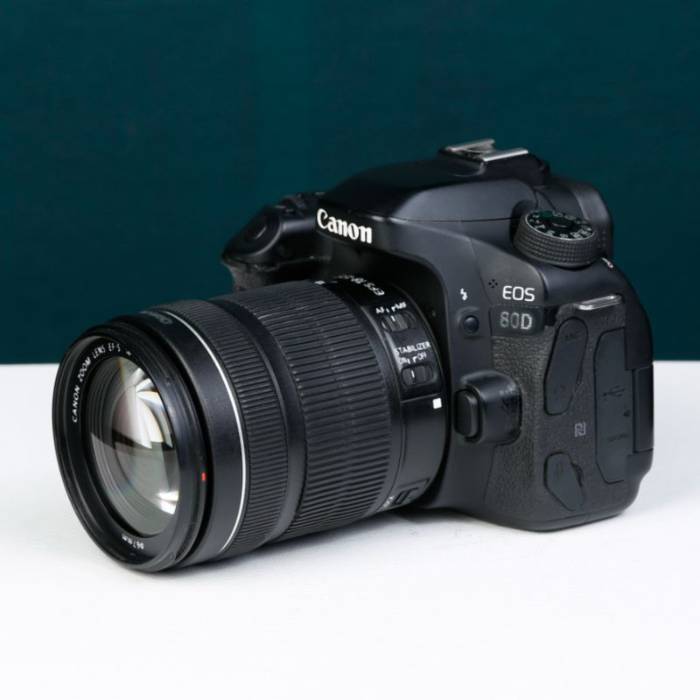 دوربین دست دوم کانن Canon EOS 80D Kit 18-135mm f/3.5-5.6 IS STM (68000 شات)