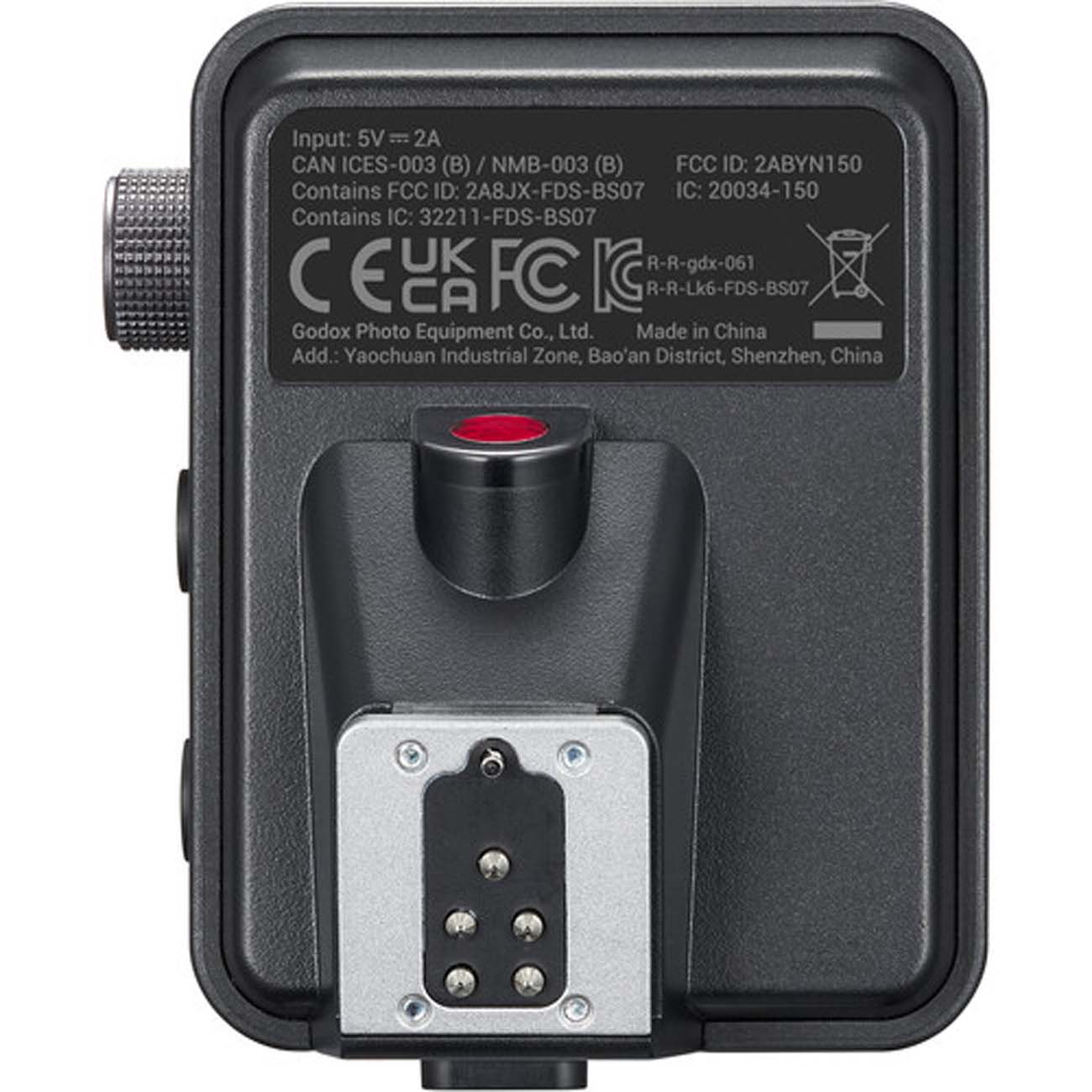 نمای پشتی رادیوتریگر گودکس Godox X3Pro C Touchscreen TTL Wireless Flash Trigger for Canon