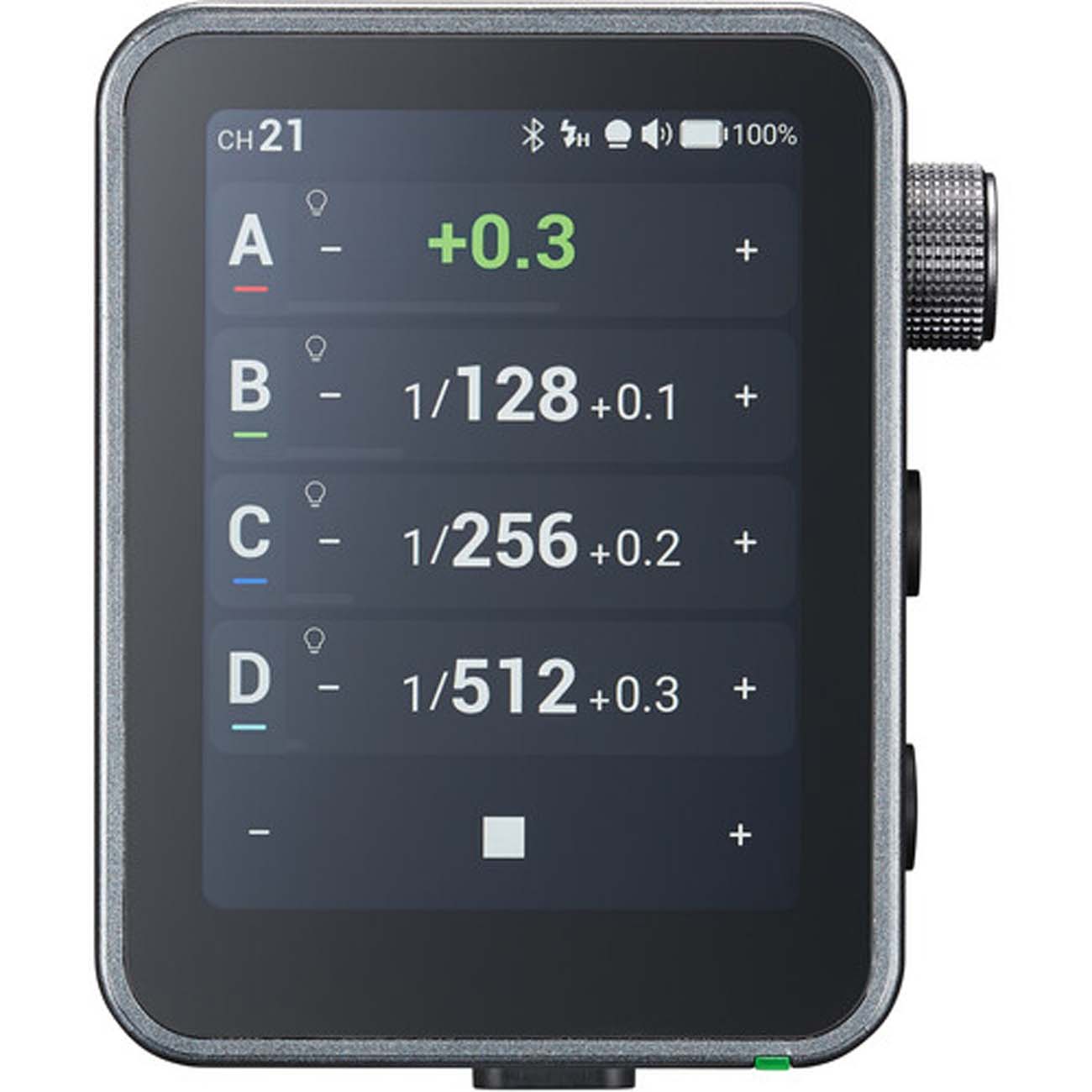 نمای روبه رو رادیوتریگر گودکس Godox X3Pro C Touchscreen TTL Wireless Flash Trigger for Canon