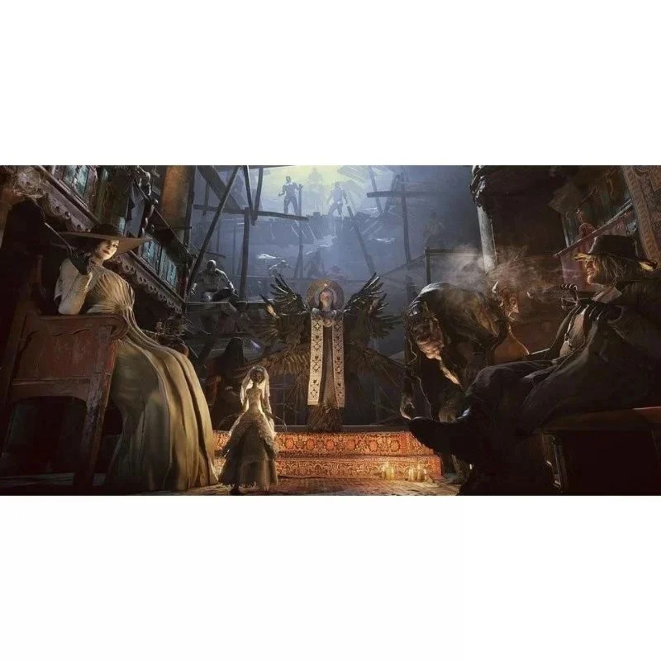نمای از محیط بازی پلی استیشن Resident Evil Village Gold Edition Ps4 Game