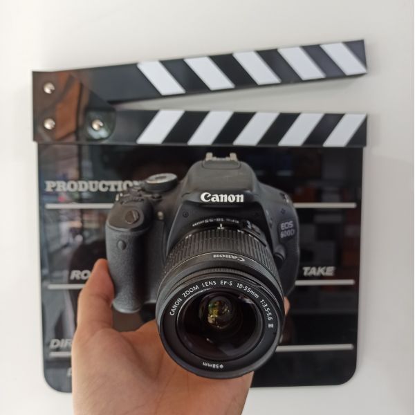 دوربین دست دوم کانن canon 600D kit 18-55 is ii (6000 شات)