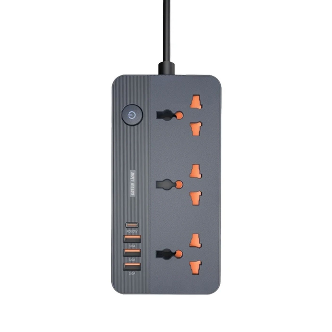 چندراهی برق و شارژر گرین لاین Green Lion GS-200 2500W Power Socket