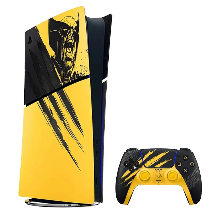 (PS5 Slim Digital Edition) Marvel’s Wolverine Battle Yellow Limited Edition