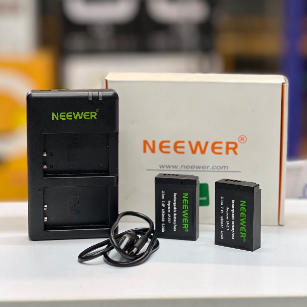 شارژر و باتری دوربین نیوور دست دوم Neewer 2-pack LP-E17 battery charger for canon