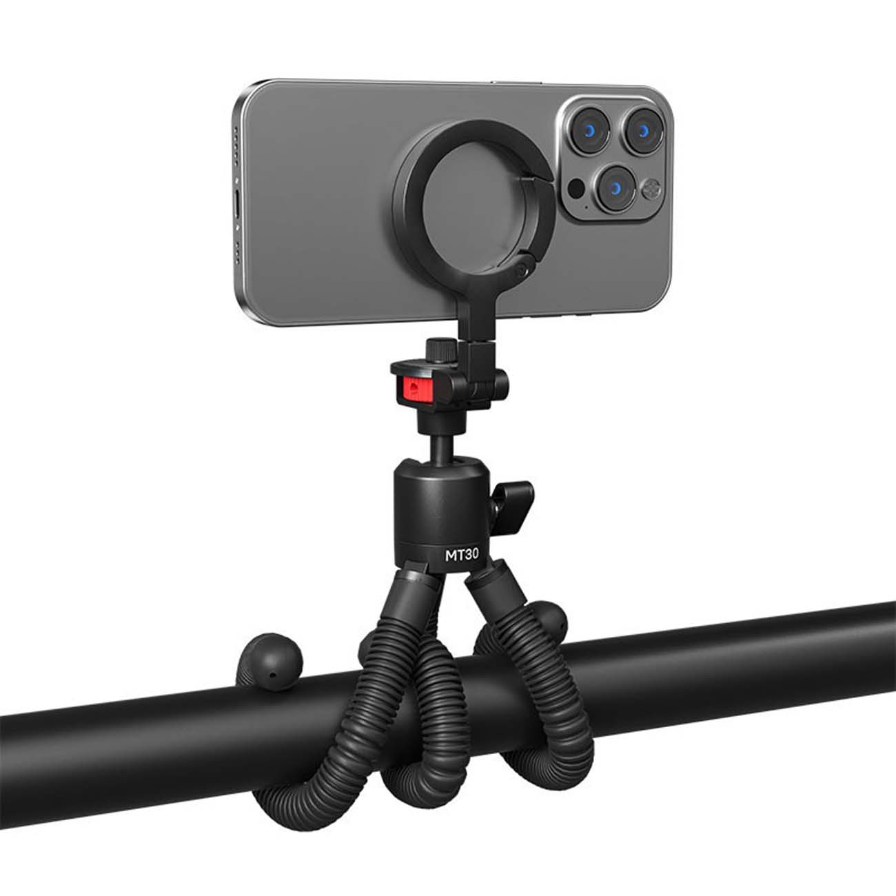 نمای نزدیک سه‌پایه منعطف اولانزی Ulanzi MT30 Magnetic Flexible Tripod