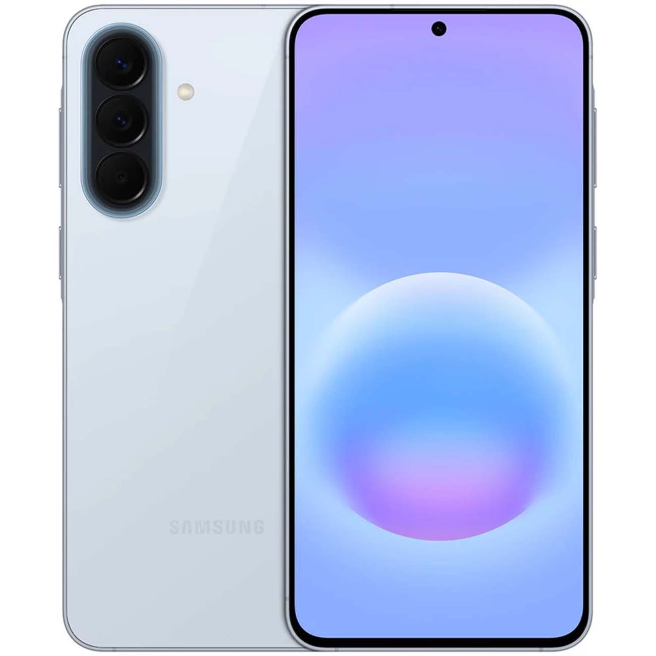 نمای روبه رو گوشی موبایل سامسونگ آبی Samsung Galaxy A57 5G 256GB 8GB RAM Dual SIM Vietnam Mobile Pho
