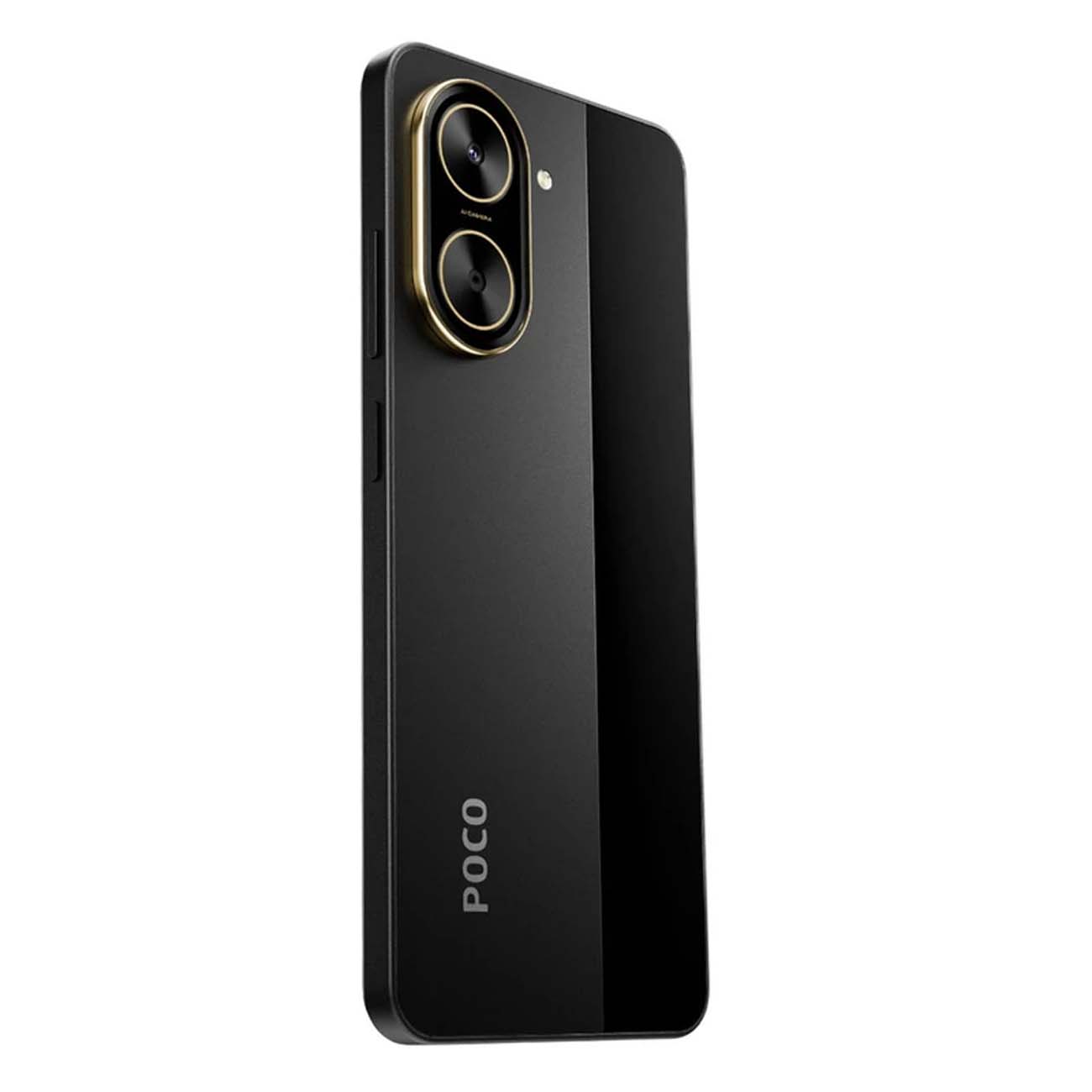 نمای پشت گوشی موبایل شیائومی مشکی Xiaomi Poco C71 Dual SIM 128GB 4GB RAM Mobile Phone