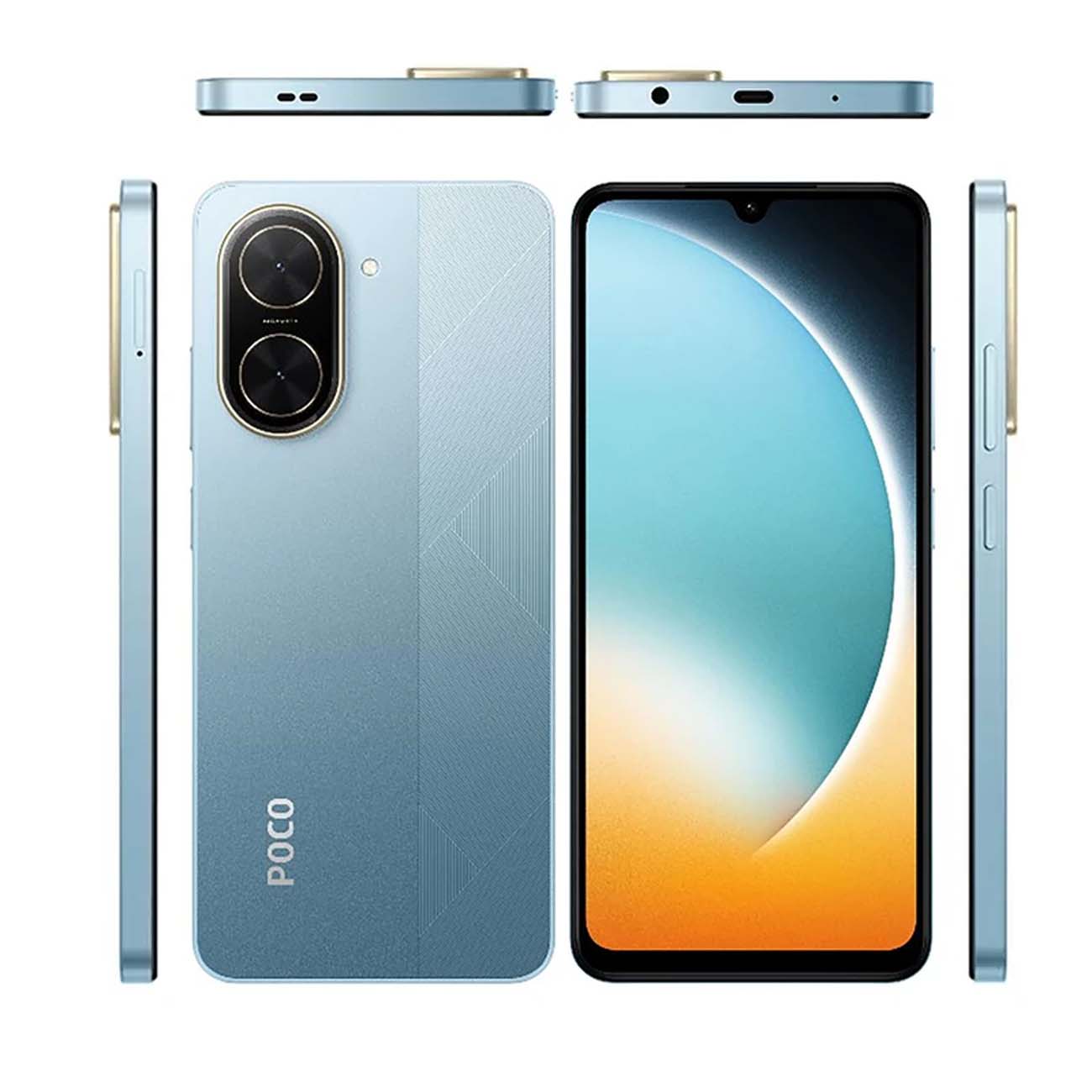 نمای کلی از گوشی موبایل شیائومی Xiaomi Poco C71 Dual SIM 128GB 4GB RAM Mobile Phone