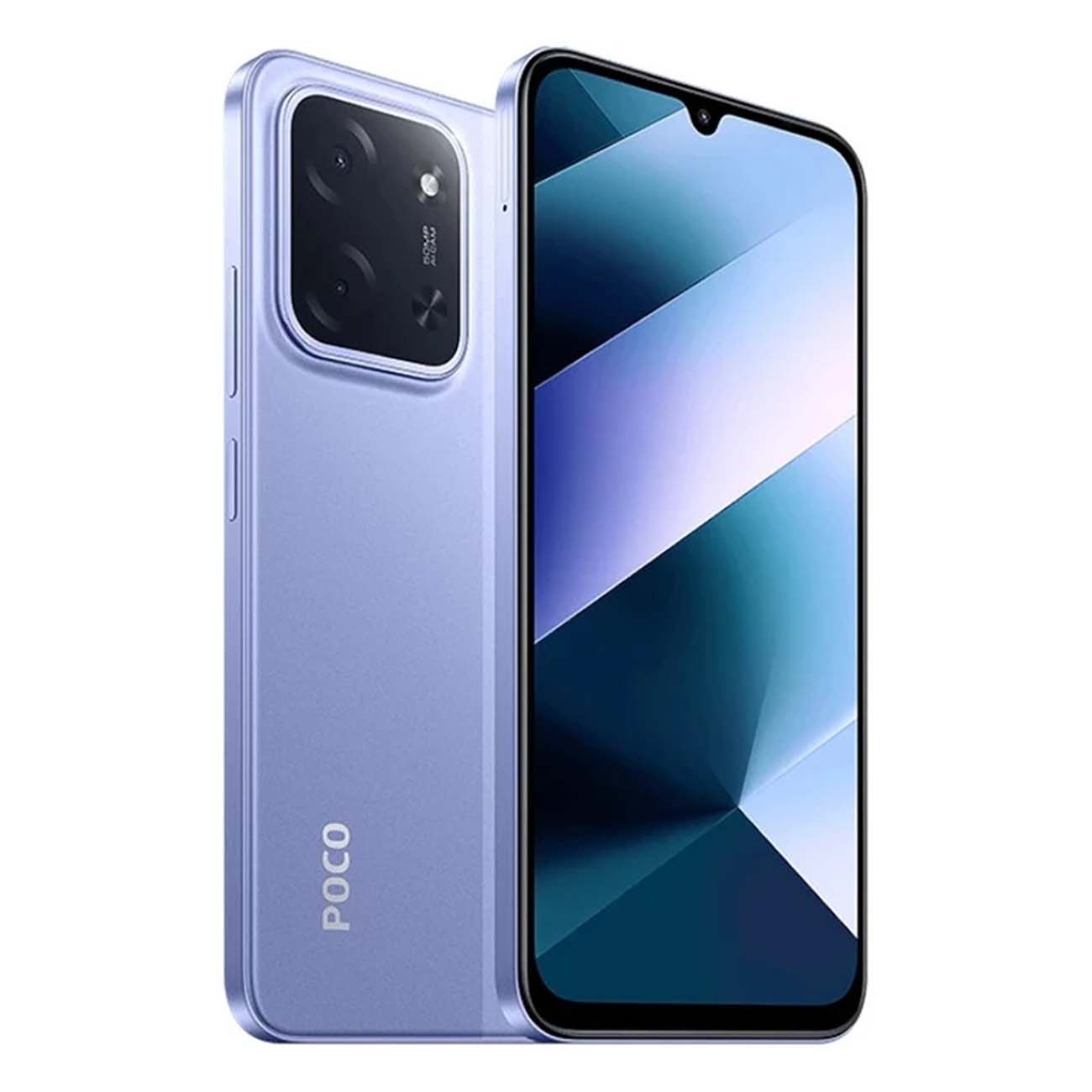 نمای جانبی گوشی موبایل شیائومی بنفش Xiaomi Poco C85 4G Dual Sim 256GB 8GB Ram Mobile Phone