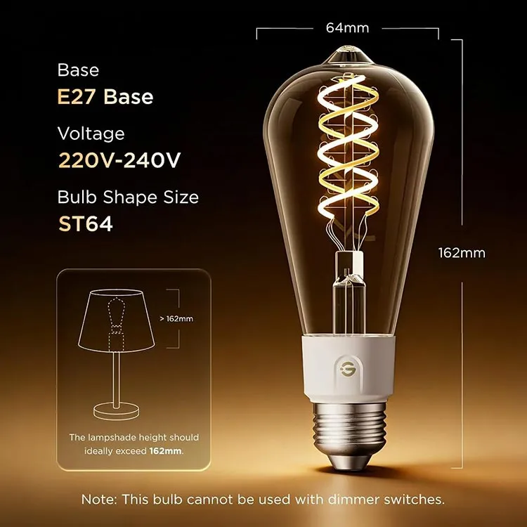 لامپ هوشمند گووی Govee Smart Edison Bulb E27 ST64