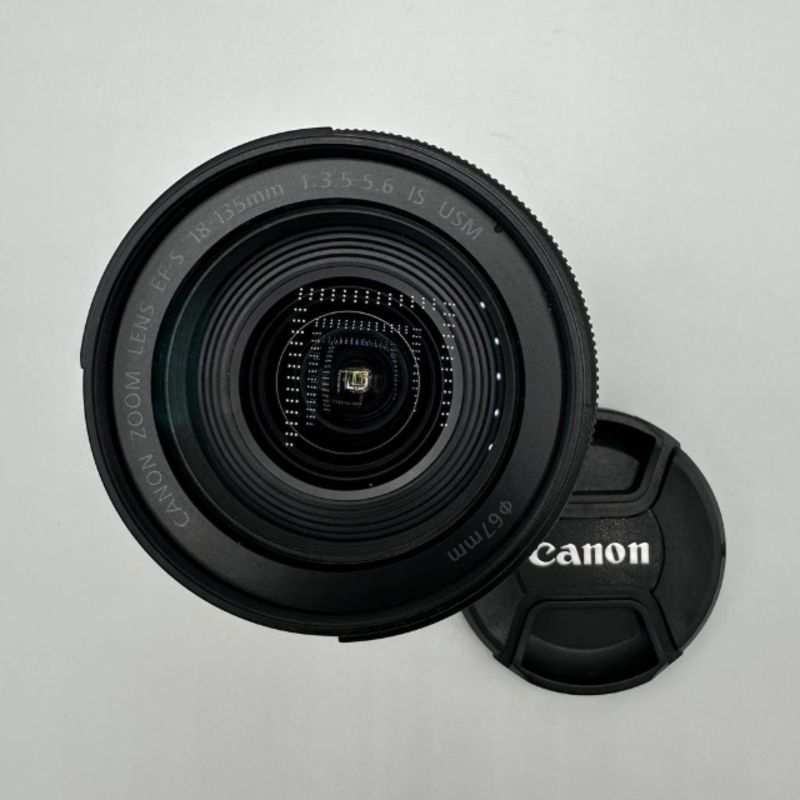 لنز دست دوم کانن Canon EF-S 18-135mm f/3.5-5.6 IS USM Lens (جعبه ندارد)