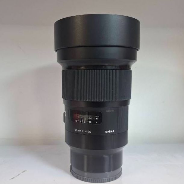 لنز دست دوم سیگما Sigma 20mm f/1.4 DG HSM Art Lens for Sony E (جعبه دارد)