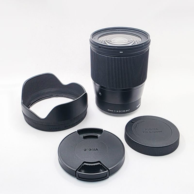 لنز دست دوم سیگما Sigma 16mm f/1.4 DC DN Contemporary Lens Sony E (جعبه دارد)