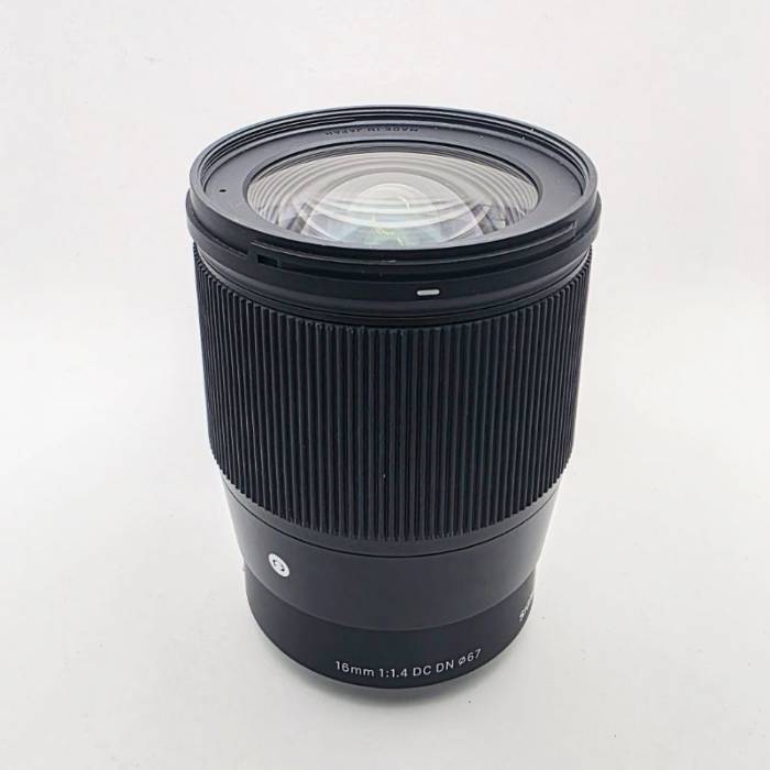 لنز دست دوم سیگما Sigma 16mm f/1.4 DC DN Contemporary Lens Sony E (جعبه دارد)