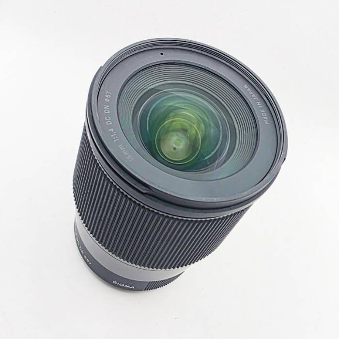 لنز دست دوم سیگما Sigma 16mm f/1.4 DC DN Contemporary Lens Sony E (جعبه دارد)