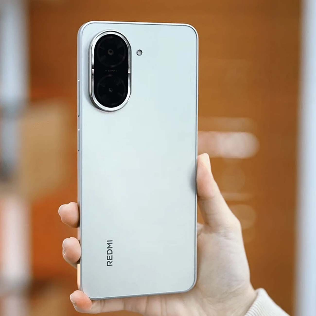 نمای کاربردی گوشی موبایل شیائومی سفید Xiaomi Redmi A5 Dual SIM 128GB 4GB RAM Mobile Phone With Charg