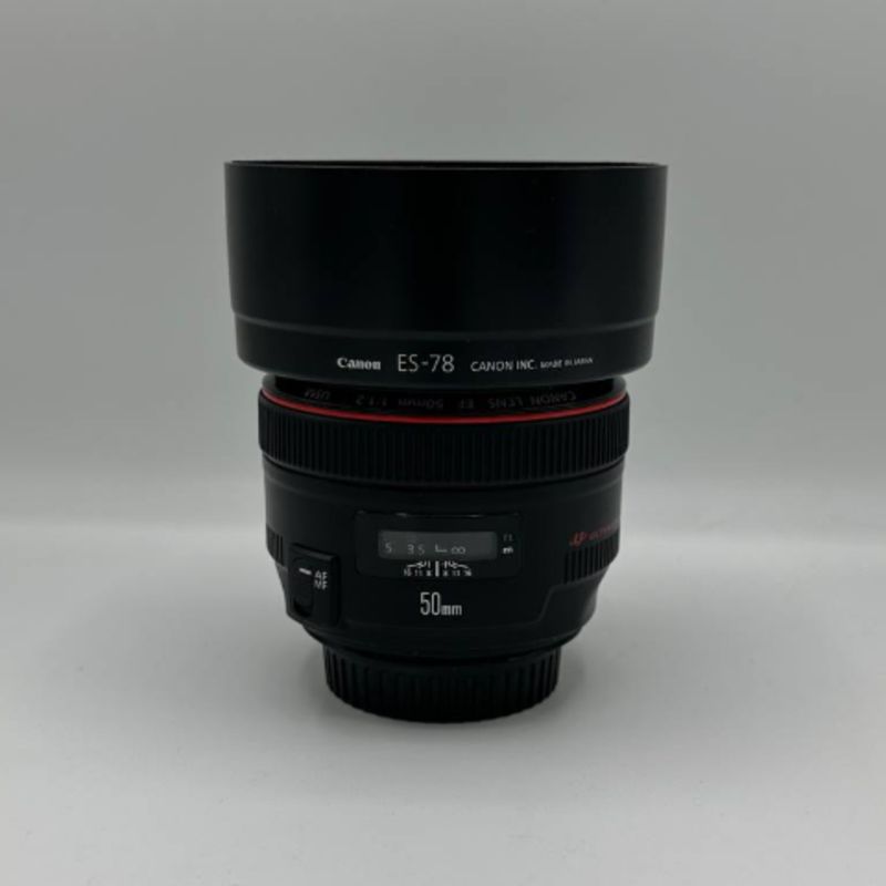 لنز دست دوم کانن Canon EF 50mm f/1.2L USM (جعبه دارد)
