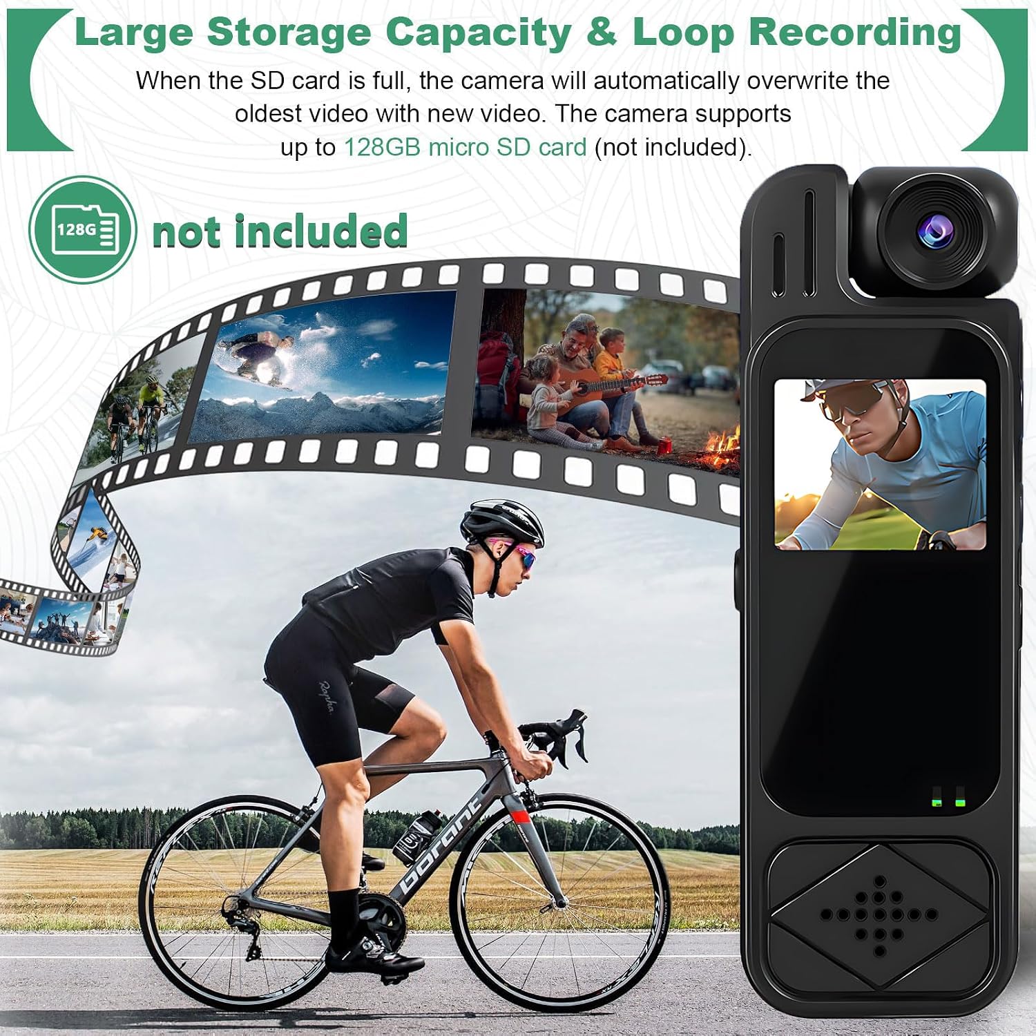 ظرفیت بالای دوربین Generic Body Camera