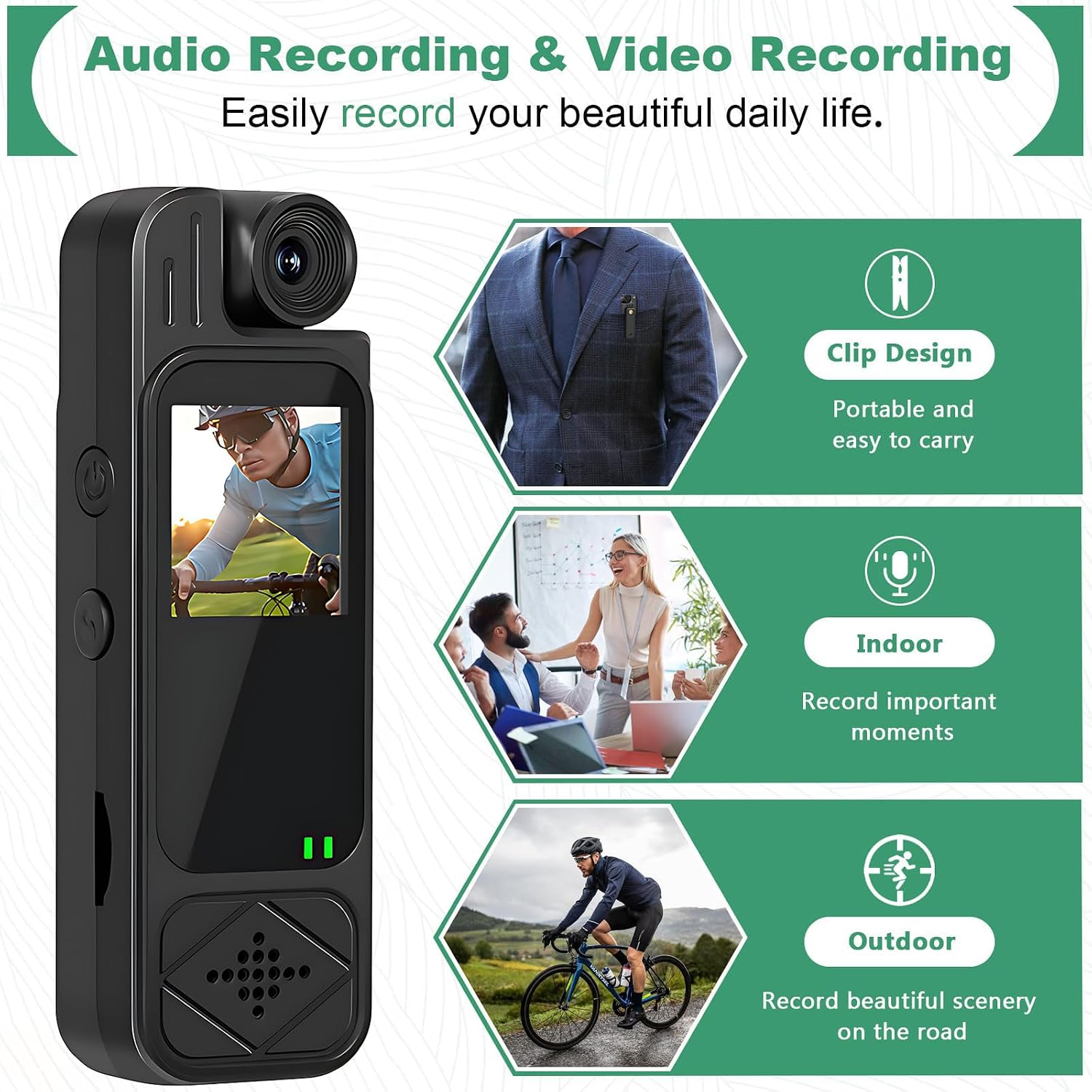 ضبط فیلم و صدا دوربین Generic Body Camera