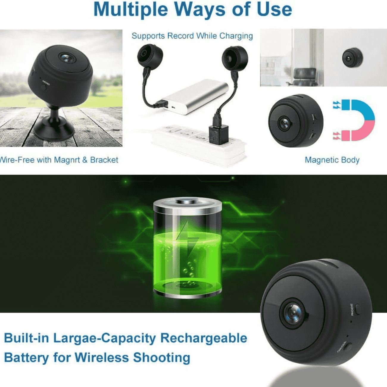 مشخصات دوربین مخفی جنریک Generic A9 Hidden Camera