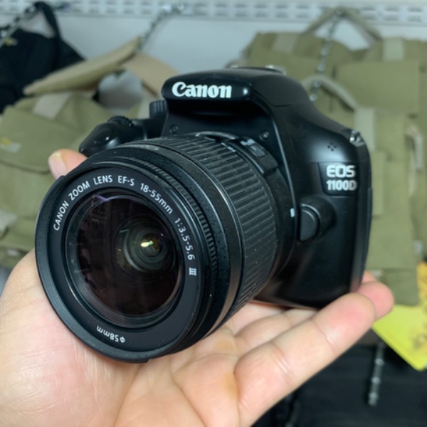 دوربین دست دوم کانن canon 1100d kit 18 55 iii (2000 شات)