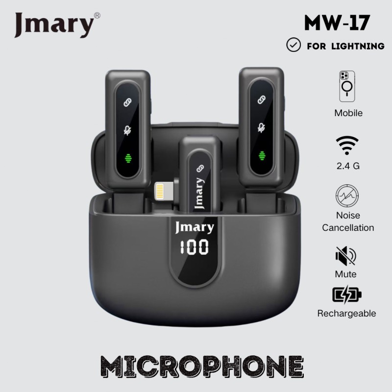 مشخصات میکروفون بی سیم جیماری Jmary MW-17 2.4G Wireless Microphone