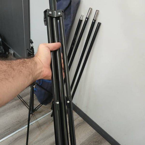 پایه نگهدارنده فون پرتابل میله 3 متری و کیف دست دوم Portable Background holder
