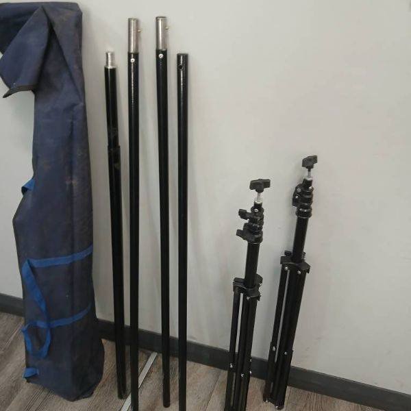 پایه نگهدارنده فون پرتابل میله 3 متری و کیف دست دوم Portable Background holder