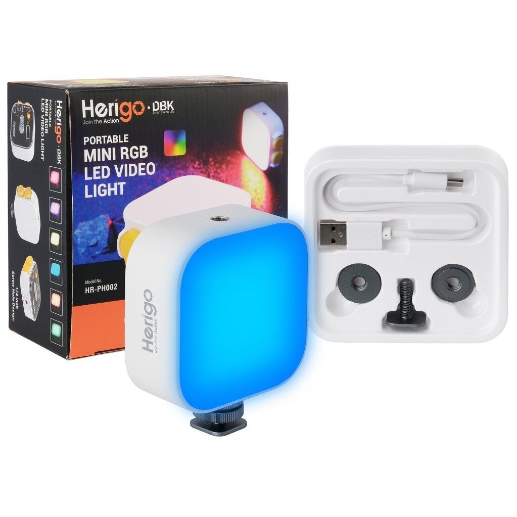 نور ثابت Herigo RGB HR-PH002 RGB Mini LED Video Light