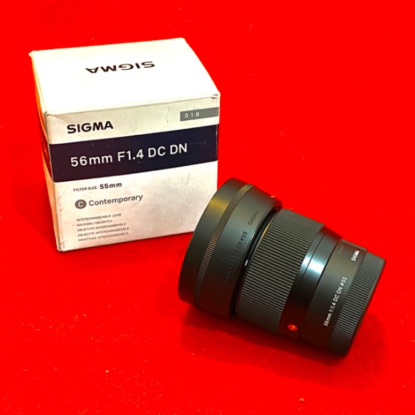 لنز دست دوم سیگما Sigma 56mm f/1.4 DC DN Contemporary for Sony E (جعبه دارد)