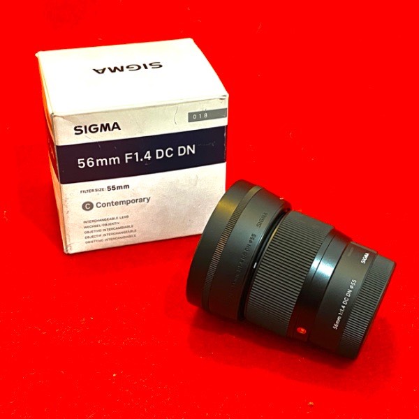 لنز دست دوم سیگما Sigma 56mm f/1.4 DC DN Contemporary for Sony E (جعبه دارد)