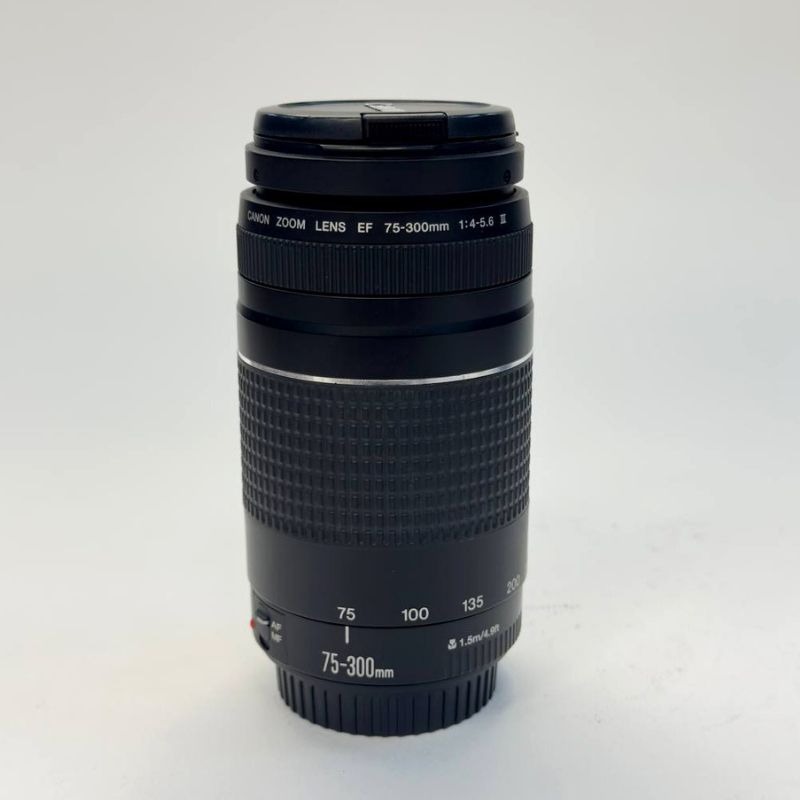 لنز کانن EF 75-300mm III دست دوم اگر جویای یک لنز تلهفوتوی کانن هستید فروشگاه نورنگار تحلیل و بررسی کامل، لنز Canon EF 75-300mm III را قرار داده است.
