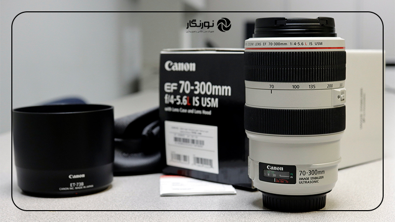 ویژگی لنز کانن Canon EF 70-300mm f/4-5.6 IS II USM
