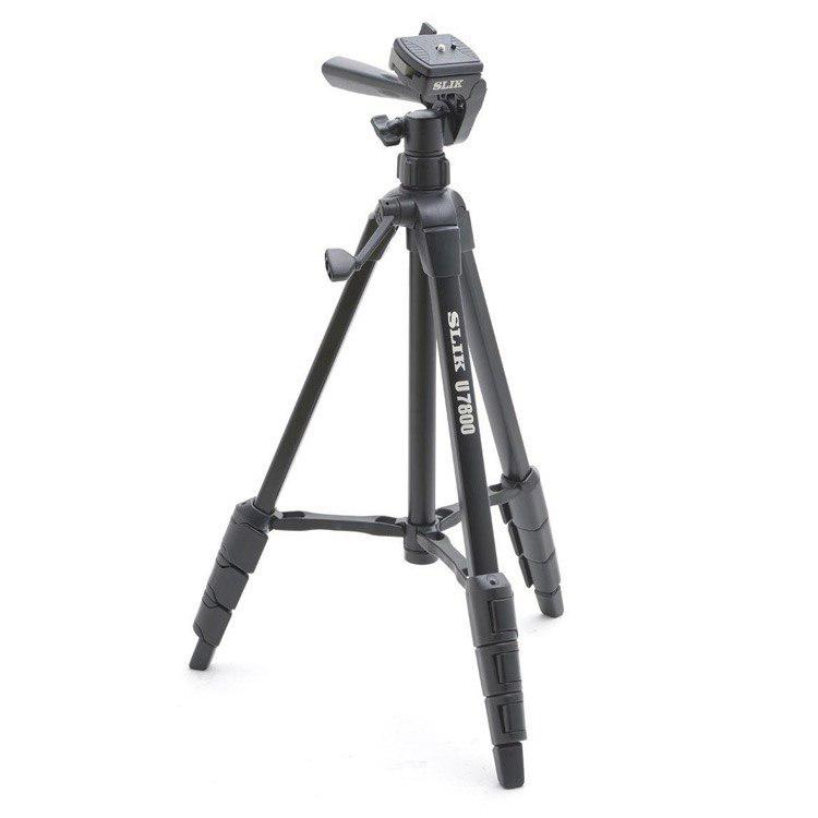 سه پایه Slik U7800 Tripod With 3-Way ثابت نگه داشتن دوربينها از همان زمان پيدايش اين وسيله از موارد بسيار با اهميت در صنعت عکاسي و فيلمبرداري بوده است.